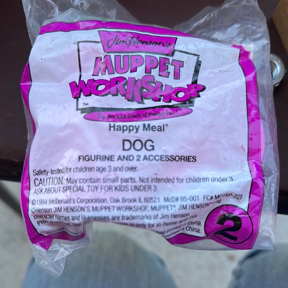Workshop Republic Clothing Dog Figurine - Purple